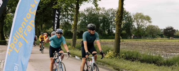 Heerlijk weer om alvast wat kilometers te maken